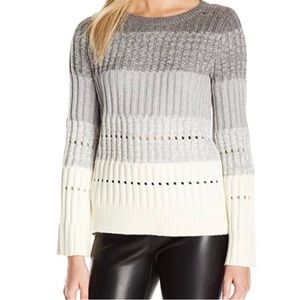 Women’s Vince Camuto Grey Striped Sweater XL